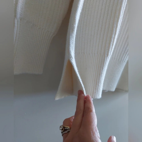 L.L.Bean Coastal Cotton Knit Colorblock Striped Sweater Sailcloth New Large Naut - Picture 4 of 8